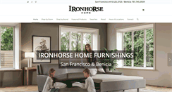 Desktop Screenshot of ironhorsehomefurnishings.com